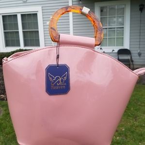 Pink handbag